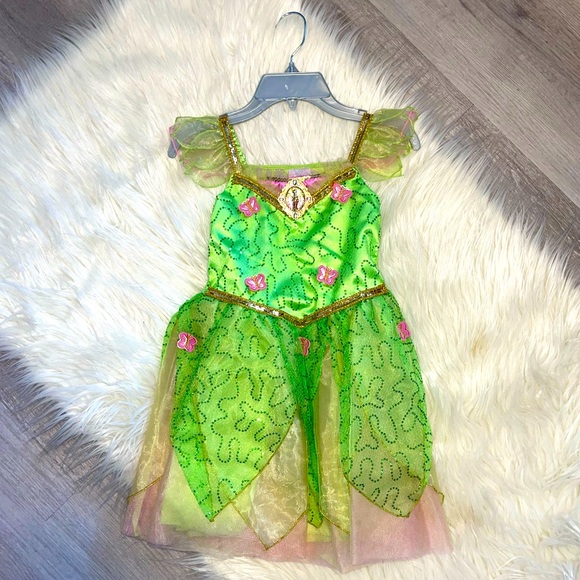 Disney Costumes Little Girls Disney Tinker Bell Dress Costume
